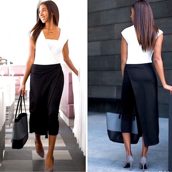 BETABRAND Sassiest skirt overlay over cropped leggings, M. - Picture 2 of 13